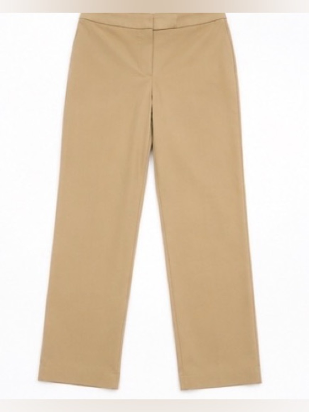 [Jenne Maag] Tan Cotton Straight Leg Career Pants Petite 4 Like New!